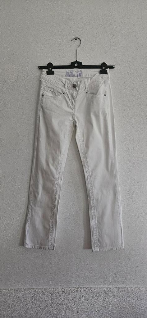 Witte broek, Kleding | Dames, Broeken en Pantalons, Zo goed als nieuw, Maat 34 (XS) of kleiner, Wit, Lang, Ophalen of Verzenden