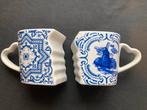 Twee Delfts blauwe MEMORIEZ bekers, Ophalen of Verzenden