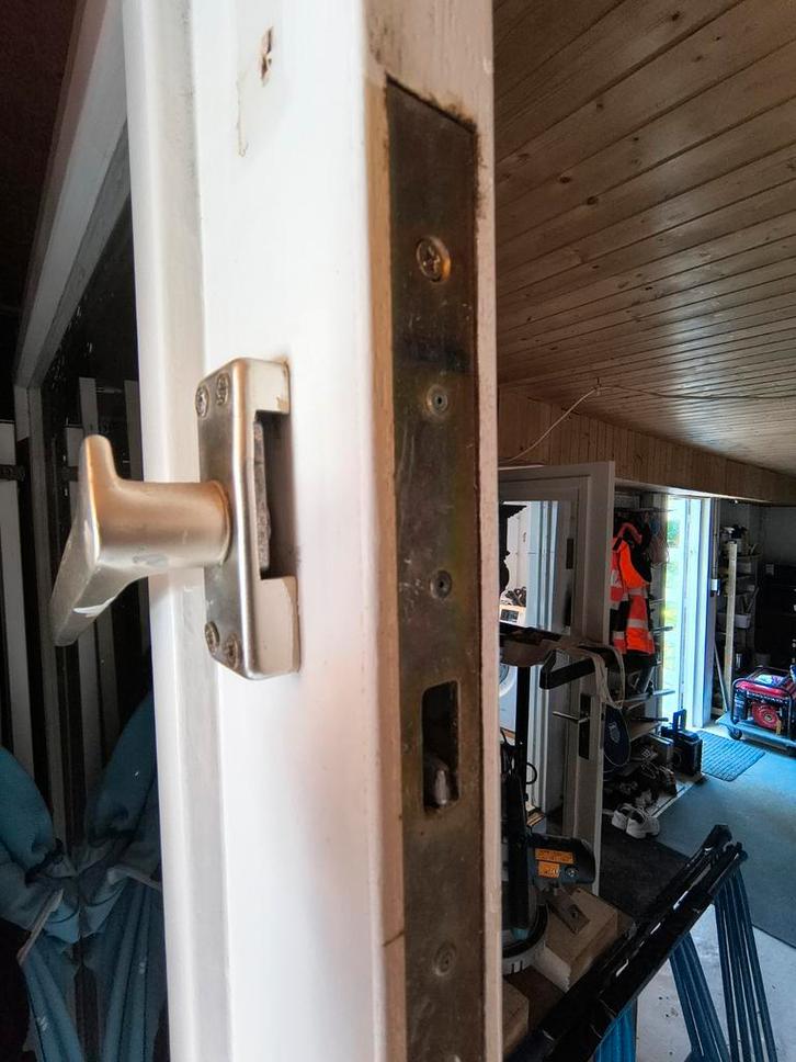 deur 212 x 96 x 3.9, Doe-het-zelf en Verbouw, Deuren en Horren, Gebruikt, Buitendeur, 200 tot 215 cm, 80 tot 100 cm, Ophalen