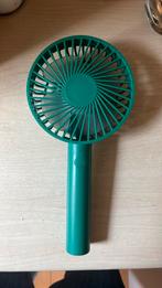 Ventilator handheld hand, Ophalen of Verzenden, Zo goed als nieuw, Tafelventilator