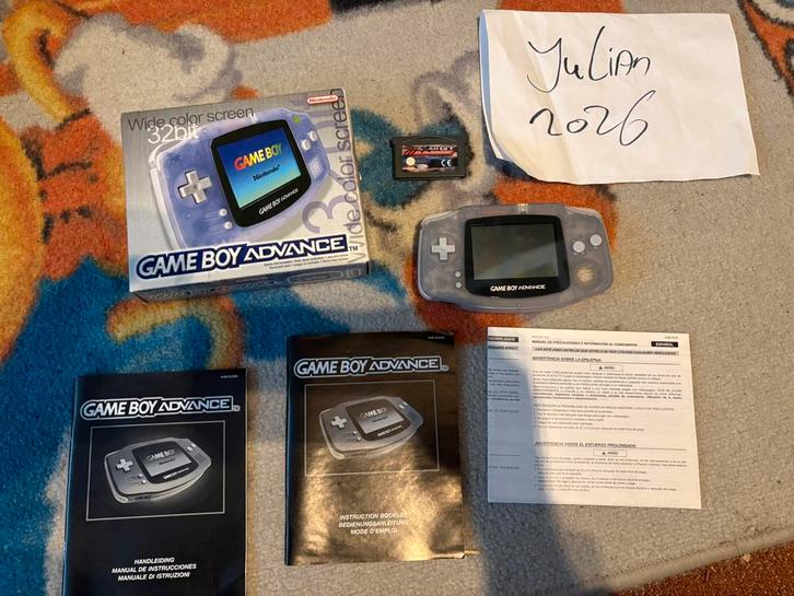 Nintendo Gameboy Advance CIB in zeer goede staat met game., Spelcomputers en Games, Spelcomputers | Nintendo Game Boy, Zo goed als nieuw