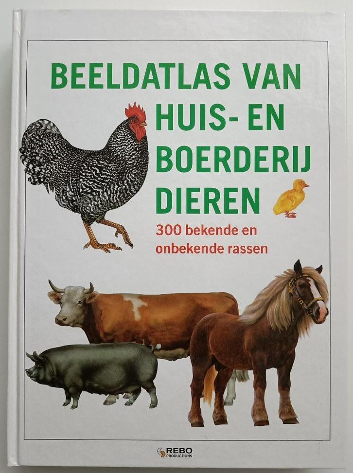 Beeldatlas van Huis- en Boerderijdieren, Boeken, Dieren en Huisdieren, Zo goed als nieuw, Ophalen of Verzenden
