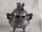Metalen wierookvaatje "Foo Dog", Antiek en Kunst, Ophalen of Verzenden