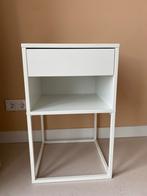 Ikea nachtkastje VIKHAMMER, wit, 40x39cm, Ophalen, Gebruikt, Hout