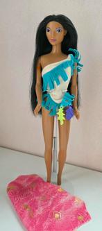 Disney Pocahontas Color Splash Hair 1995 Mattel, Verzamelen, Poppen, Ophalen of Verzenden, Zo goed als nieuw