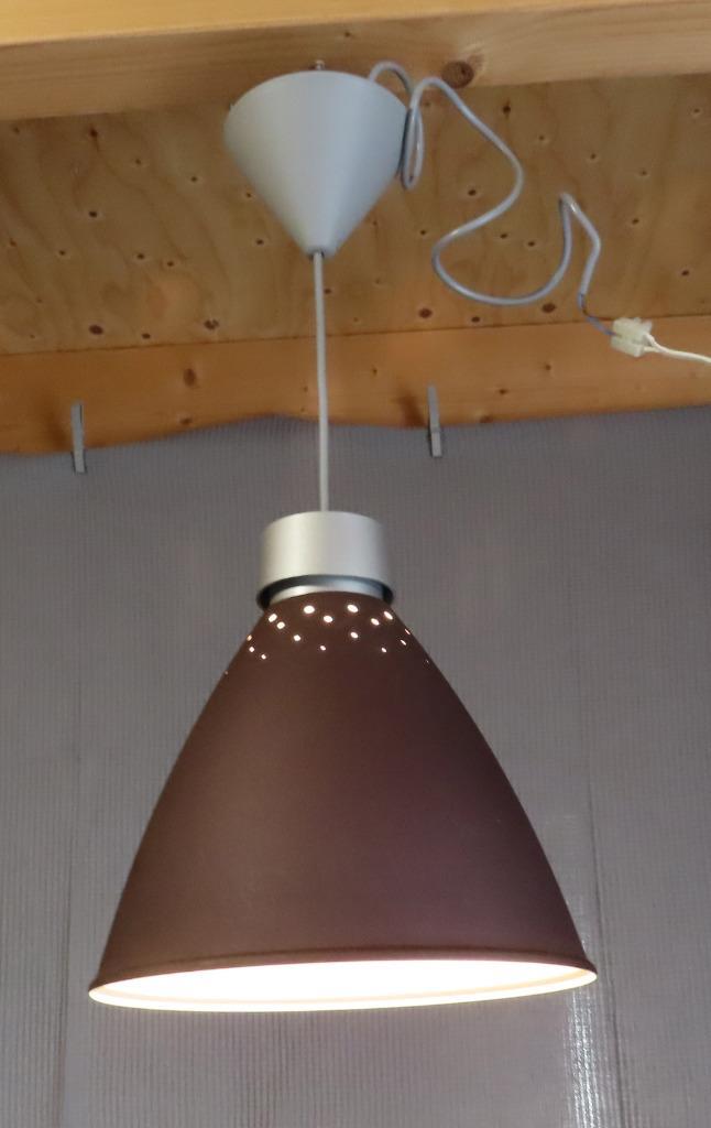 Metalen hanglamp, Huis en Inrichting, Lampen | Hanglampen, Zo goed als nieuw, 75 cm of meer, Metaal, Ophalen of Verzenden