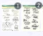 NIEUW keuze uit 2 stempelsets Love / Liefde  van Penny Black, Hobby en Vrije tijd, Stempelen, Ophalen of Verzenden, Nieuw, Clearstamp