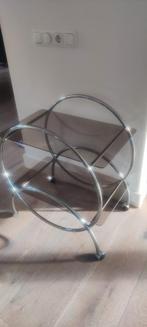 Retro/ vintage serveerwagen met een chromen frame, Antiek en Kunst, Ophalen