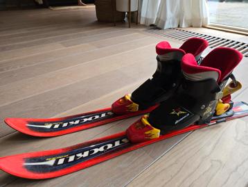 Kinder ski's 80 cm en schoenen maat 26/27 beschikbaar voor biedingen