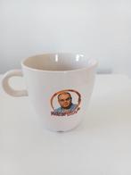 Douwe Egberts cappuccino mok "op de koffie met Paul de Leeuw, Huis en Inrichting, Ophalen of Verzenden, Zo goed als nieuw, Overige stijlen