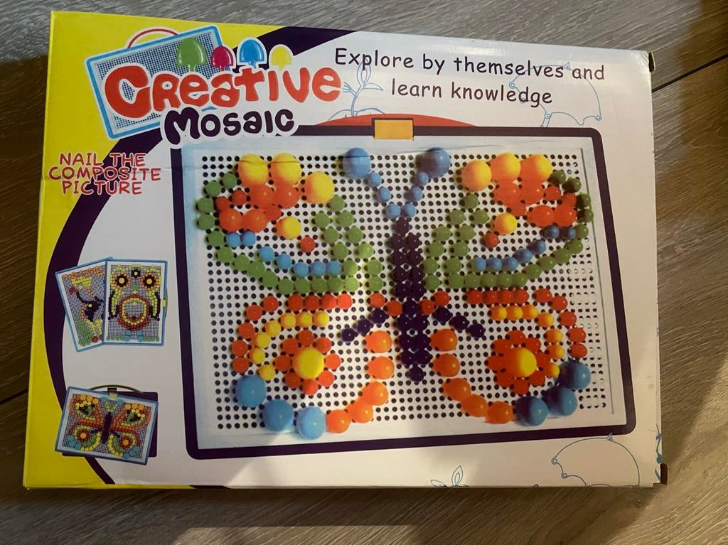 Creatieve Mozaïek voor Kinderen, Ophalen of Verzenden, Zo goed als nieuw, Knutselen