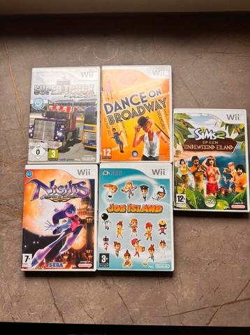 Nintendo Wii games aangeboden beschikbaar voor biedingen