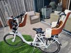 Complete mamafiets met nieuwe accu (2025), Fietsen en Brommers, Fietsen | Dames | Moederfietsen, 2 zitjes, Gebruikt, Dubbele standaard