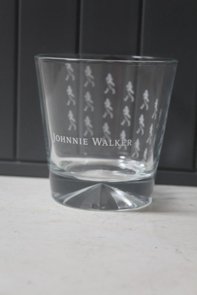 johnnie walker, Verzamelen, Glas en Borrelglaasjes, Gebruikt, Borrel- of Shotglas, Ophalen of Verzenden