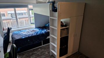 Hoogslaper ikea + 1 persoonbed beschikbaar voor biedingen
