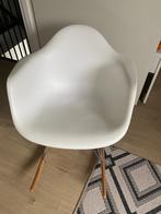 Schommelstoel - Eames RAR wit, Huis en Inrichting, Stoelen, Ophalen, Wit, Zo goed als nieuw, Eén