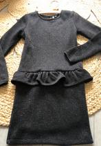 Zgan zwart glitter jurkje 122! Feestjurkje, Kinderen en Baby's, Kinderkleding | Maat 122, Ophalen of Verzenden, Zo goed als nieuw