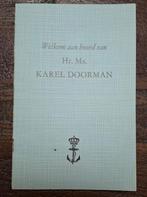 Welkomstboekje voor bemanning Hr Ms Karel Doorman, Ophalen of Verzenden, Gebruikt, Motorboot, Boek of Tijdschrift