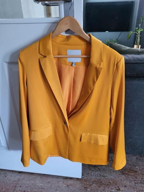 Blazer okergeel.ICHI mt 36 nieuw!, Kleding | Dames, Jasjes, Kostuums en Pakken, Zo goed als nieuw, Jasje, Maat 36 (S), Geel, Ophalen