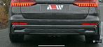 Audi A6 C8 S-line Facelift diffuser zwart optiek, Auto-onderdelen, Nieuw, Bumper, Achter, Ophalen