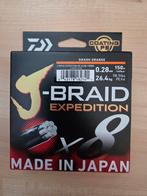 Daiwa J-Braid Expedition Smash Orange 0,28mm, Ophalen of Verzenden, Nieuw, Vislijn