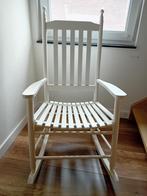 Witte schommelstoel, Kinderen en Baby's, Kinderkamer | Tafels en Stoelen, Ophalen, Zo goed als nieuw, Stoel(en)