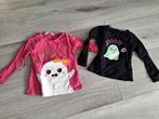 Spook shirtjes, maat 98/104, Kinderen en Baby's, Kinderkleding | Maat 98, H&M, Zo goed als nieuw, Shirt of Longsleeve, Verzenden