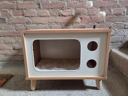 Katten huisje TV / opberg voor kattenspeeltjes, Dieren en Toebehoren, Katten-accessoires, Nieuw, Ophalen