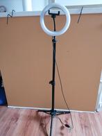 Ringlight met USB aansluiting, Ophalen, Zo goed als nieuw, Lamp of Flitsset