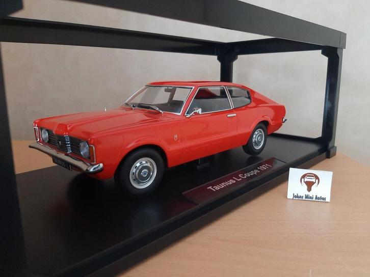 Ford Taunus L Coupe 1971 TC1 in rood van KK Scale 1:18, Hobby en Vrije tijd, Modelauto's | 1:18, Nieuw, Auto, Overige merken, Ophalen of Verzenden