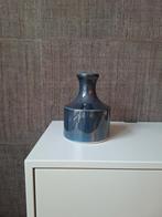Blauwe Vaas - 20cm hoog, 16cm diameter, Gebruikt, Blauw, Aardewerk of Porselein, Ophalen of Verzenden