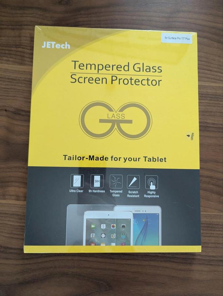 JETech screen protector voor Surface Pro 7 / 7 Plus, Computers en Software, Tablet-hoezen, Nieuw, Screenprotector, 12 inch, Ophalen of Verzenden