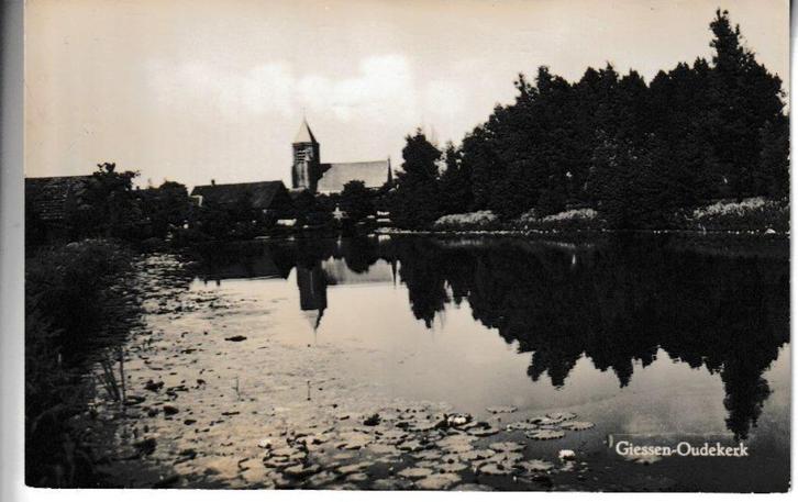 GIESEN-OUDEKERK, Verzamelen, Ansichtkaarten | Nederland, Ongelopen, Zuid-Holland, Ophalen of Verzenden