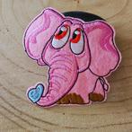 Strijk embleem applicatie Patch Roze olifant  Strijk embleem, Hobby en Vrije tijd, Kledingapplicaties en Hotfix, Hm, Nieuw, T