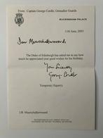 Prins Philip , Duke of Edinburgh, 82 jaar, 2003, Ophalen of Verzenden, Gebruikt, Kaart, Foto of Prent