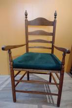 Stoel, Oud Hollands, Ophalen, Gebruikt, Bruin, Eén