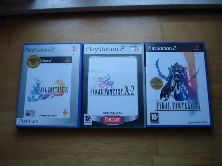 Final fantasy trilogy ps2, Spelcomputers en Games, Games | Sony PlayStation 2, Zo goed als nieuw, Racen en Vliegen, 1 speler, Vanaf 3 jaar