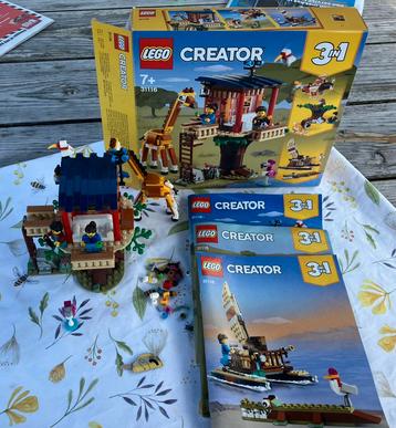 Lego 31116 safari wilde dieren droom huis, 3-in-1 creator. beschikbaar voor biedingen