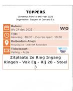 Toppers christmas party of the year, Tickets en Kaartjes, Twee personen, December, Overige typen