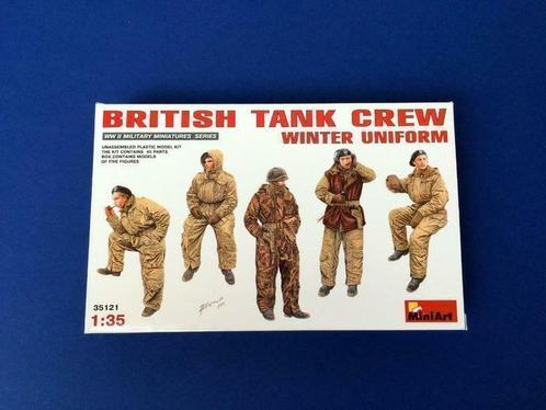 miniart 35121 British tank crew (winter uniform) 1/35, Hobby en Vrije tijd, Modelbouw | Figuren en Diorama's, Nieuw, 1:35 tot 1:50