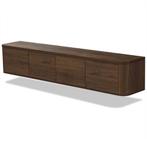 tv dressoir japandi met ronde vormen 215cm zwevend, Ophalen, Nieuw, 25 tot 50 cm