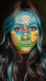 Kinderfeestje Schminken & Glittertattoos, Ophalen, Overige kleuren, Gehele gezicht, Nieuw