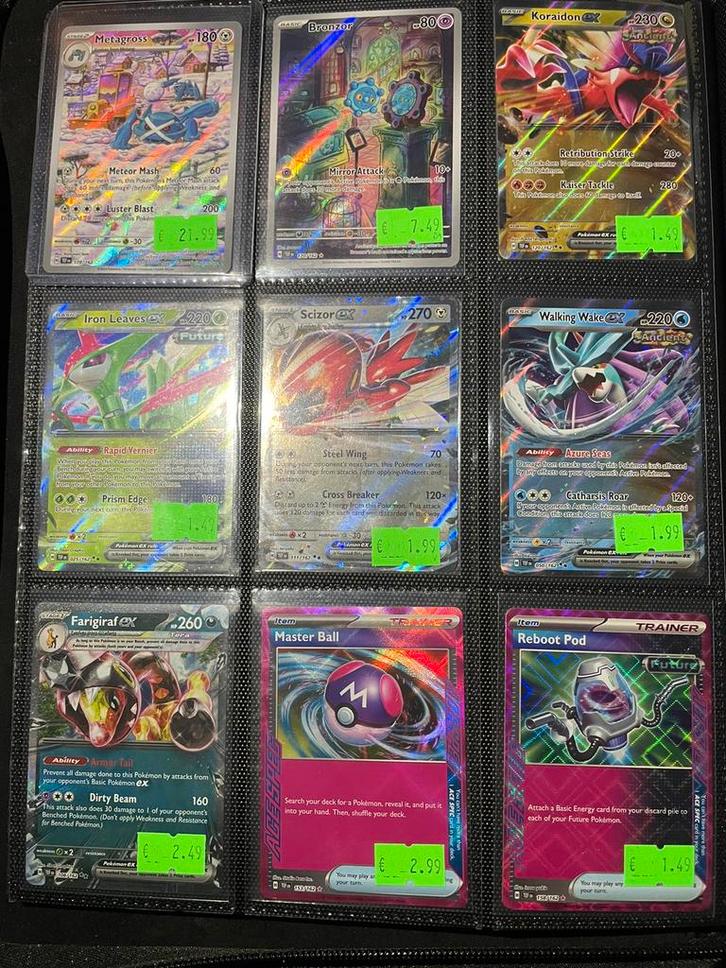 Temporal Forces Hits Pokemon Kaarten, Hobby en Vrije tijd, Verzamelkaartspellen | Pokémon, Zo goed als nieuw, Ophalen of Verzenden