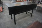 Zwarte balie, statafel, werktafel stamtafel bar inpaktafel