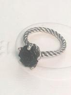 ZELDZAAM Pandora ring met onyx maat 54, Ophalen, Zo goed als nieuw, Zilver, Dame