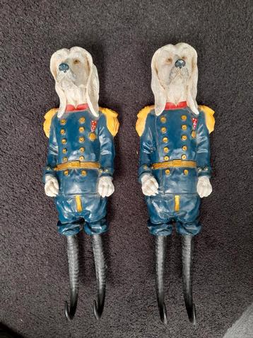 2 x leuke kap stok hondjes 45.00 p.s
