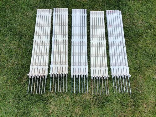 60x  afrasteringspaal - witte mobiele prikpaal - 86 cm, Dieren en Toebehoren, Stalling en Weidegang