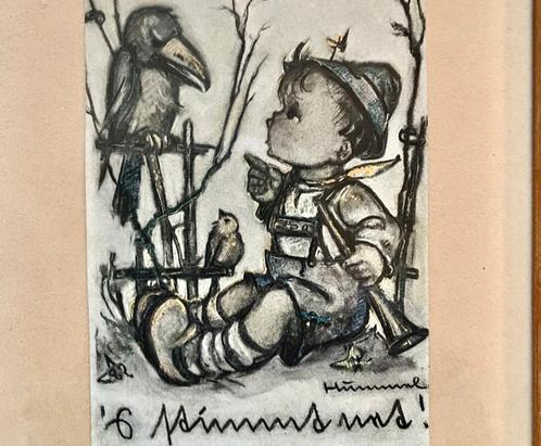 Prent van Berta Hummel, Verzamelen, Foto's en Prenten, Gebruikt, 1940 tot 1960, Ophalen of Verzenden