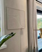 Plaster art Japandi schilderij met organische vormen beige, Ophalen of Verzenden, Nieuw