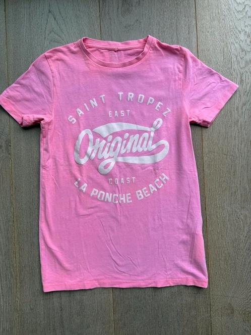 roze Saint Tropez Original t-shirt km maat 146/152 NAME IT, Kinderen en Baby's, Kinderkleding | Maat 146, Gebruikt, Jongen, Shirt of Longsleeve